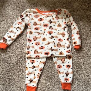 Kids Halloween Pumpkin Pajama Set